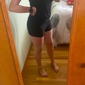 Stretchy black shorts